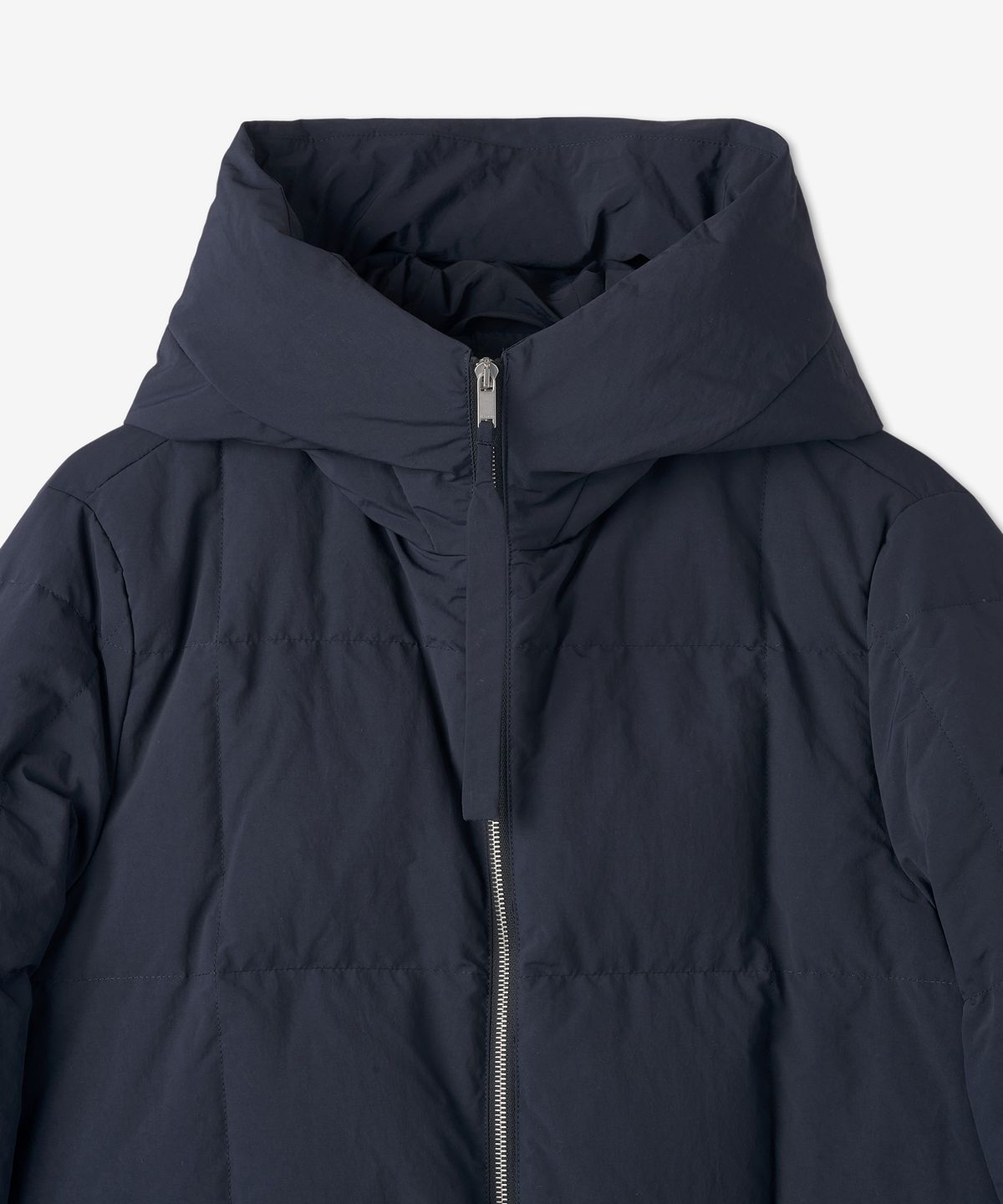 질 샌더(JIL SANDER) 퀼트 후드 다운 패딩 - 네이비 / J40AF0014J70008402