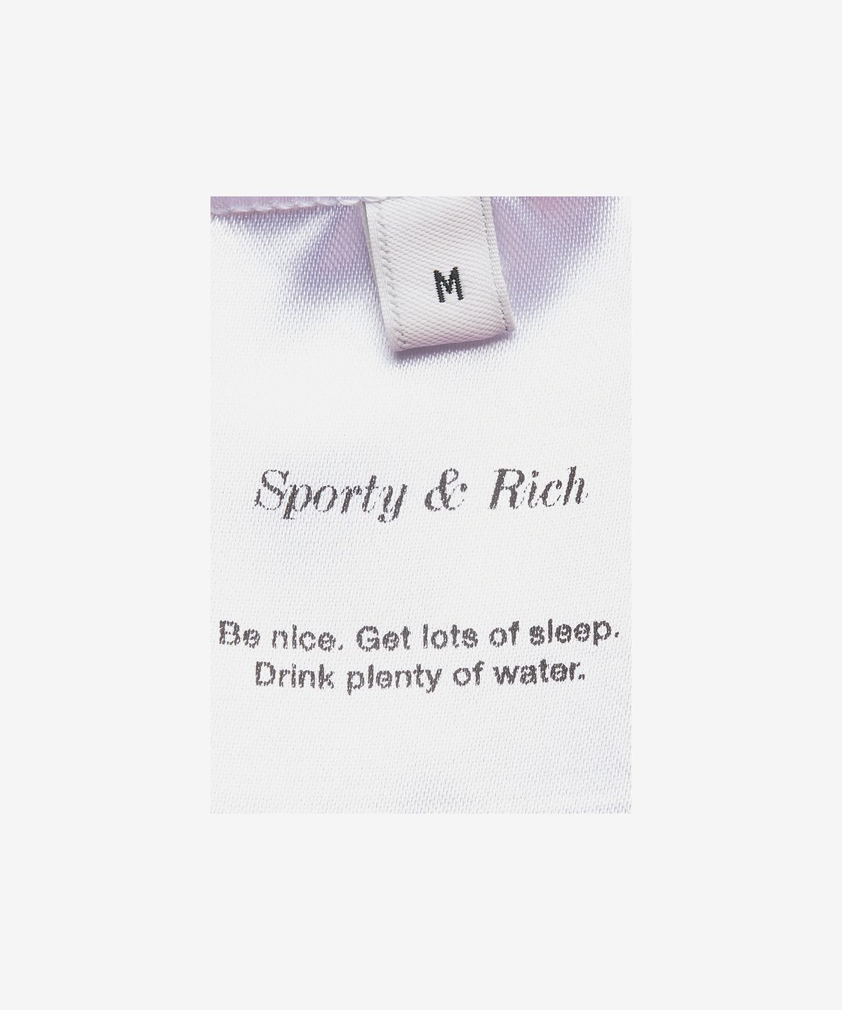 스포티앤리치(SPORTY&RICH) 프린스 스포티 스펀지 폴로 셔츠 - 화이트:옐로우 / PO521YE