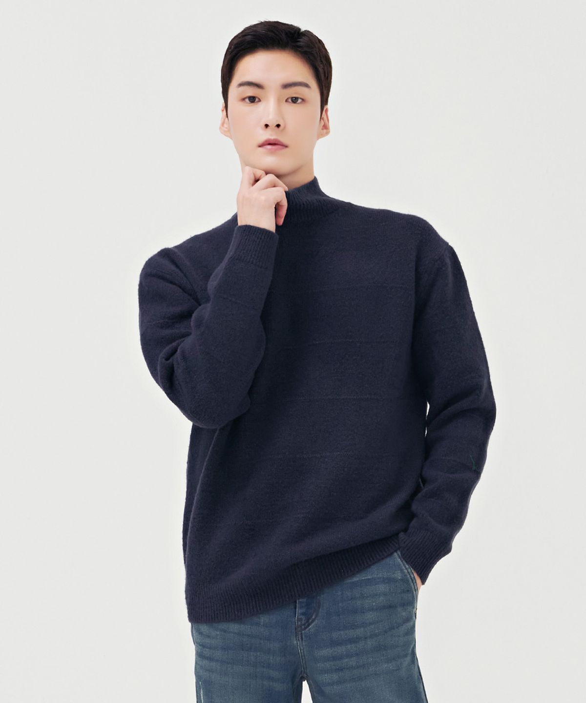 체이스컬트(CHASECULT) 남성 데일리 반넥 스웨터-BGRK5213E04