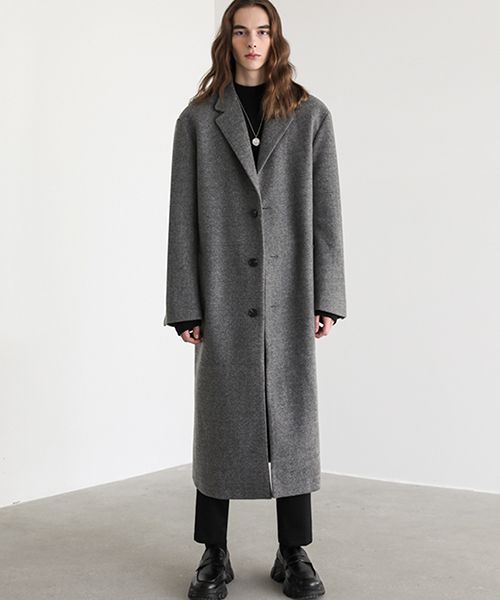 アウターその他 AVANDRESS Unisex flex long overfit coat dark beige MUSINSA | AVANDRESS Unisex Flex Long Loose-fit Coat Dark Navy