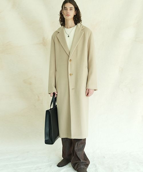 アウターその他 AVANDRESS 125CM super long overfit double coat MUSINSA | AVANDRESS Unisex Flex Long Loose-fit Coat Dark Navy