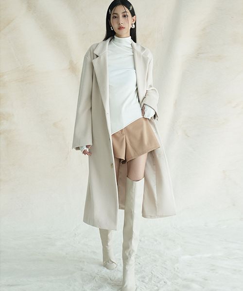 アウターその他 AVANDRESS Unisex flex long overfit coat dark beige MUSINSA | AVANDRESS Unisex Flex Long Loose-fit Coat Dark Navy