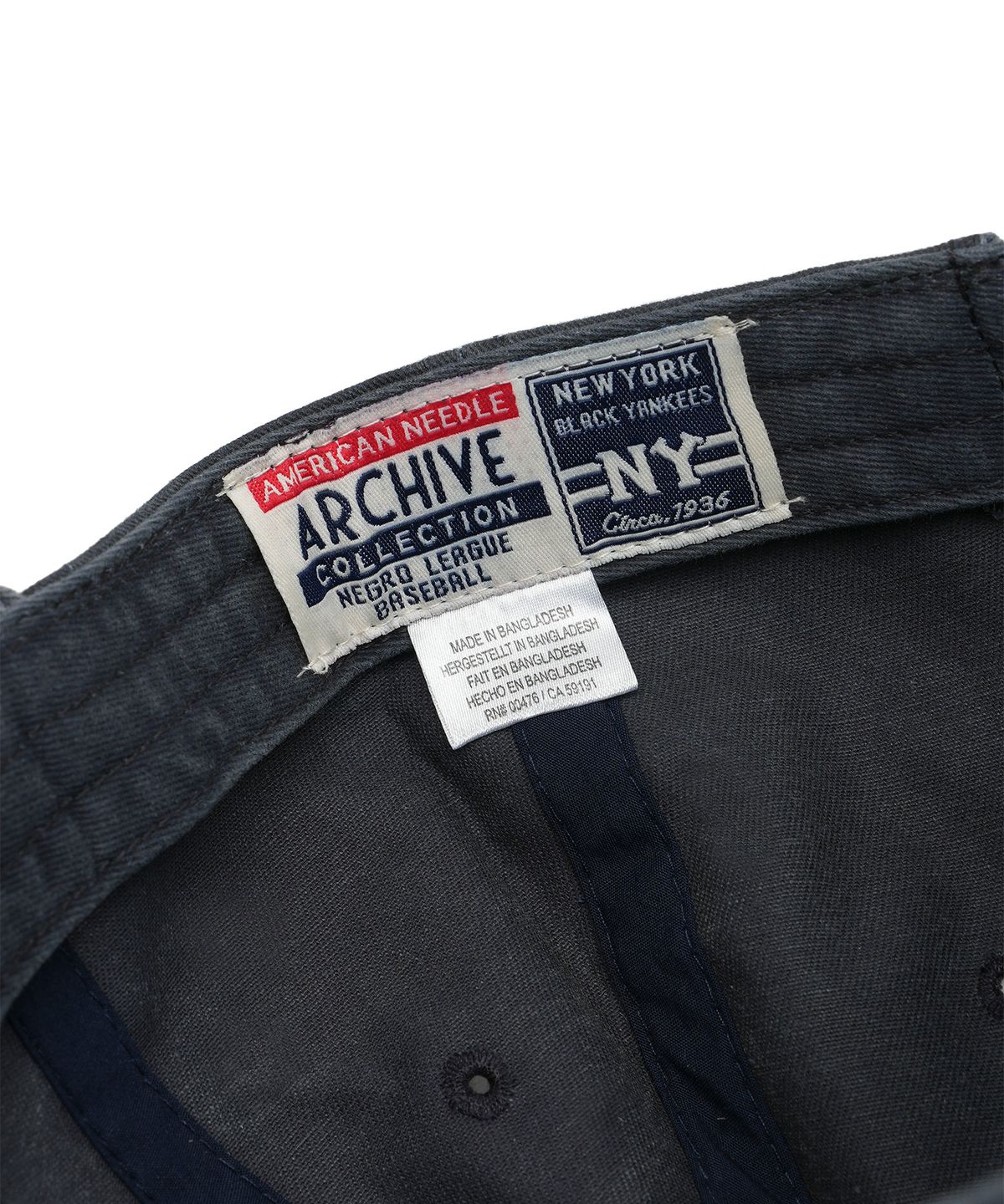 아메리칸니들(AMERICAN NEEDLE) ARCHIVE CAP NY BLACK YANKEES