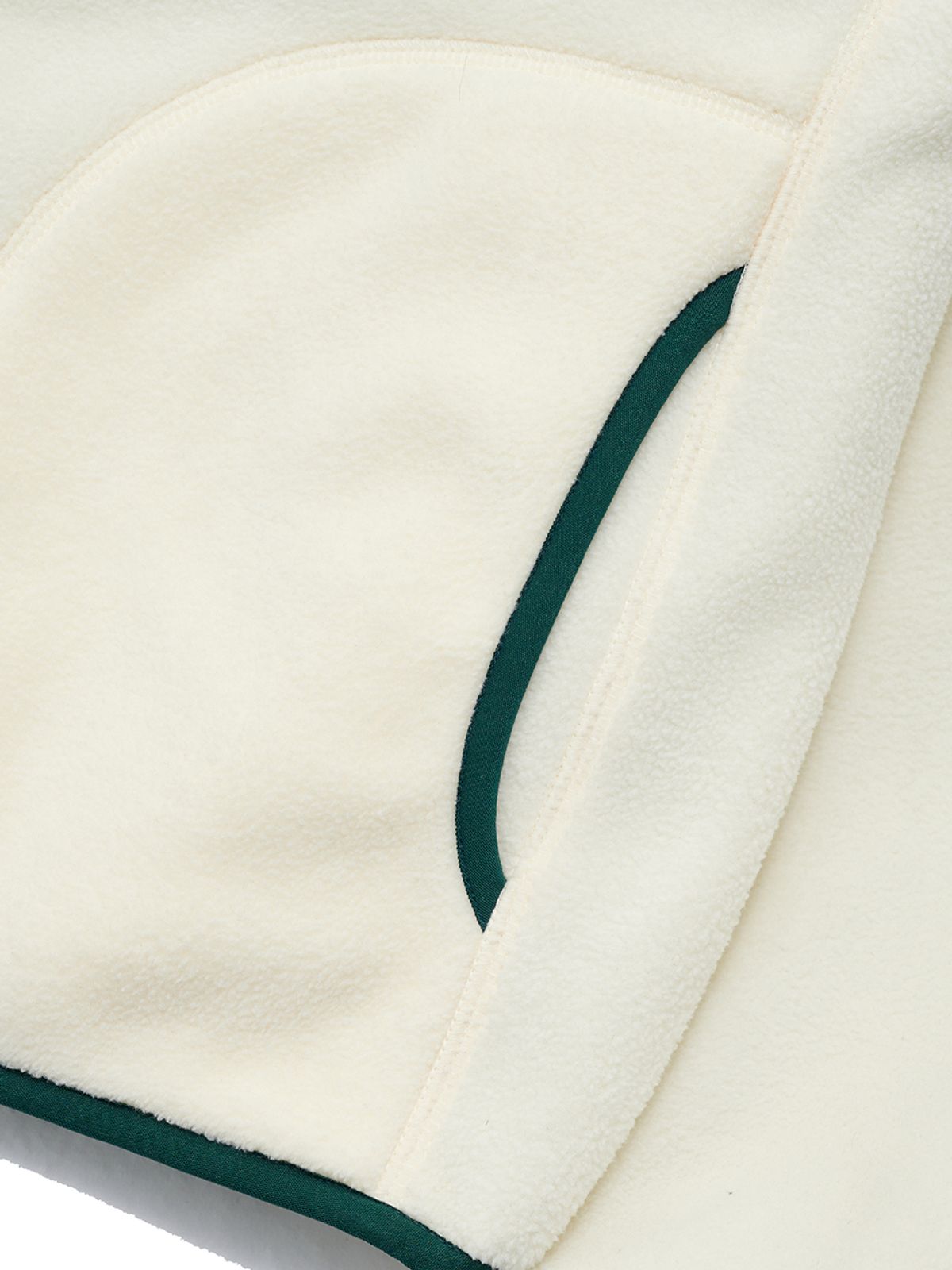 클럽액티비티(CLUBACTIVITY) Reversible Fleece Jacket Ivory