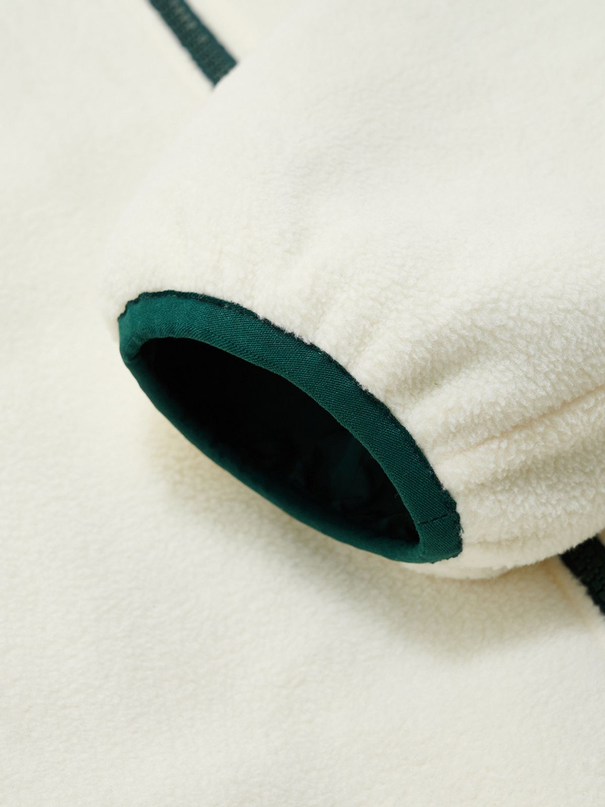 클럽액티비티(CLUBACTIVITY) Reversible Fleece Jacket Ivory