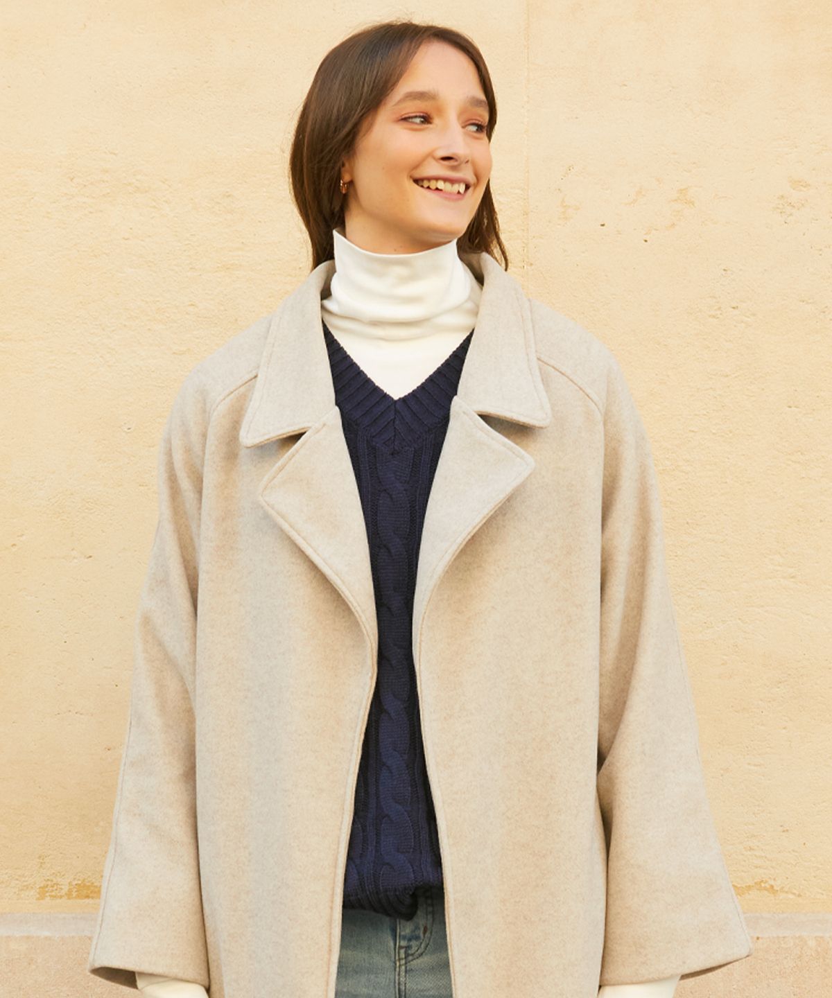 로열클럽홀리데이(ROYAL CLUB HOLIDAY) RCH 로브 코트 라이트 그레이