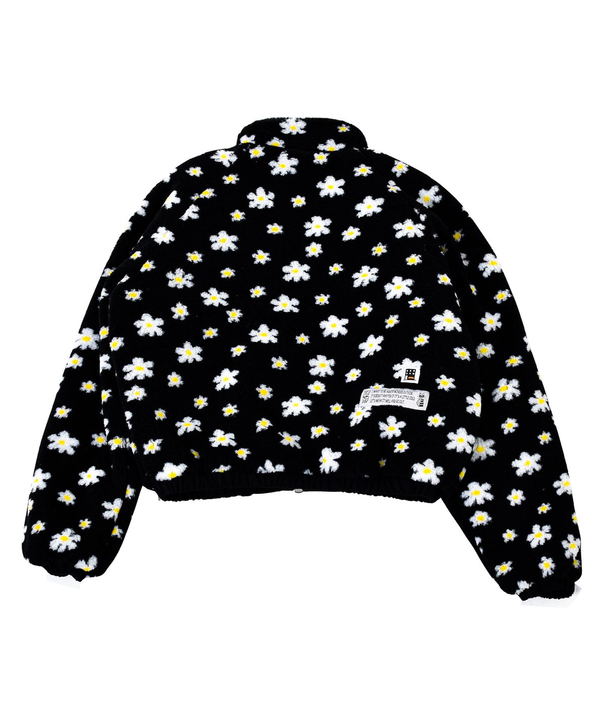 프리키쉬빌딩(FREAKISH BUILDING) WEIRD FLEECE CROP JACKET (BLACK) - 사이즈 & 후기 | 무신사