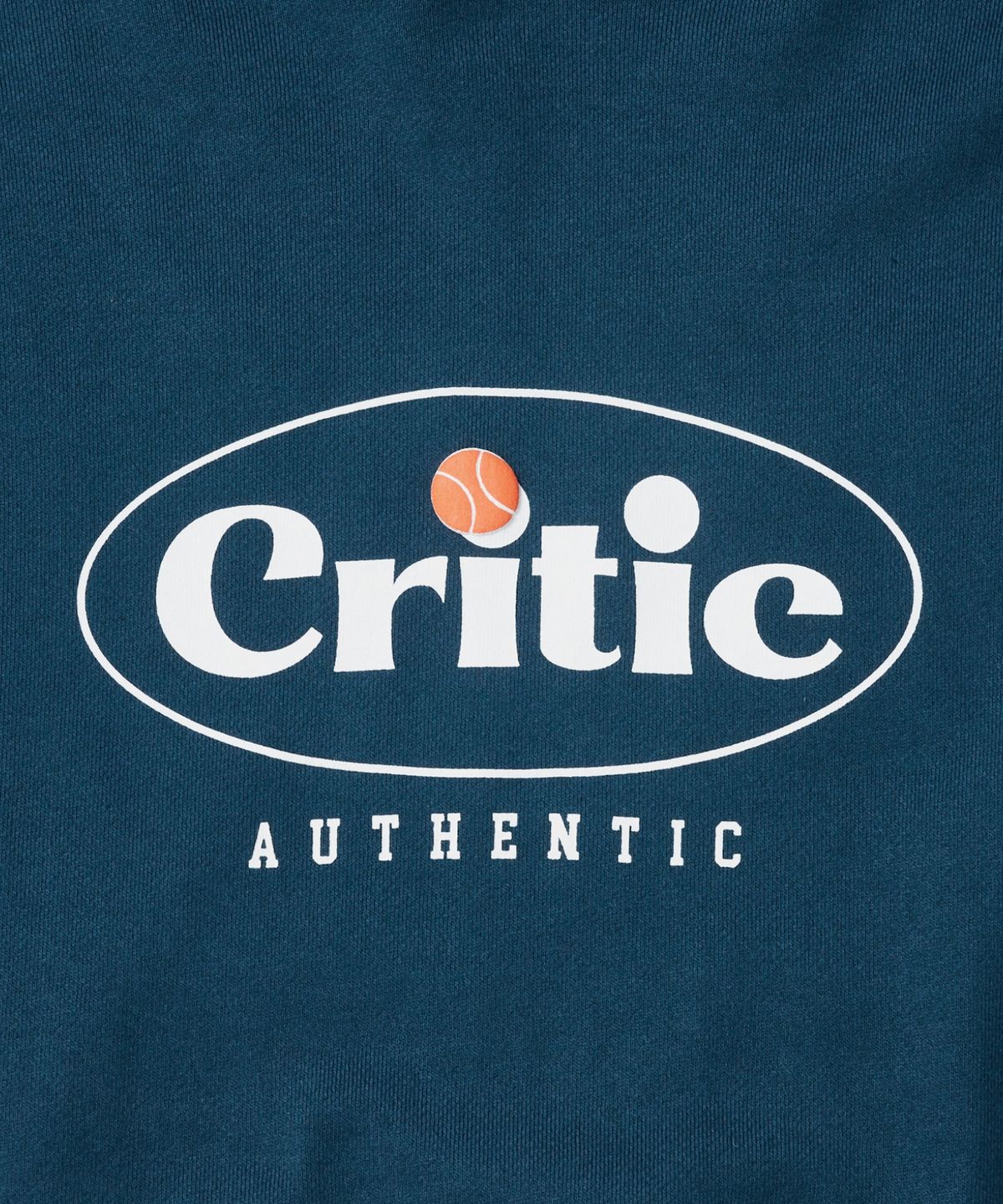 크리틱(CRITIC) Circle Logo Hoodie Light Indigo