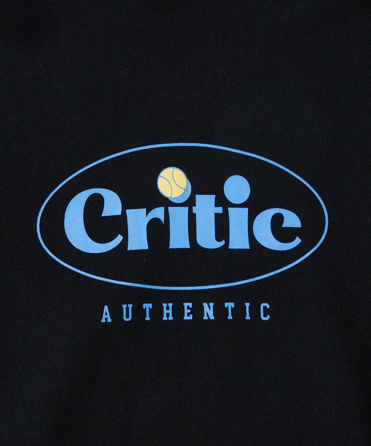 크리틱(CRITIC) Circle Logo Hoodie Black