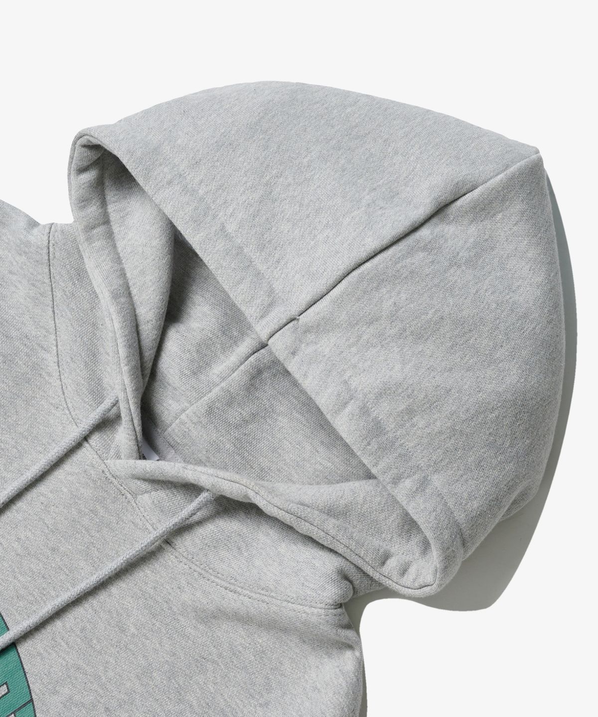 크리틱(CRITIC) College Logo Hoodie Melange Grey