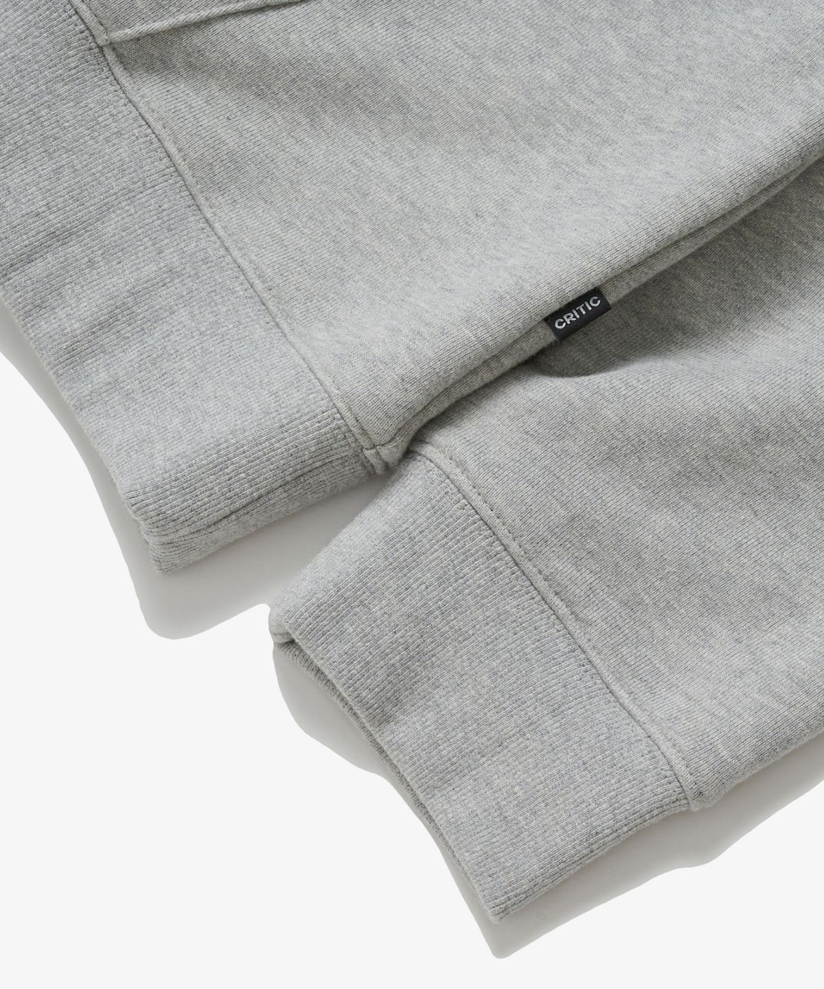 크리틱(CRITIC) College Logo Hoodie Melange Grey