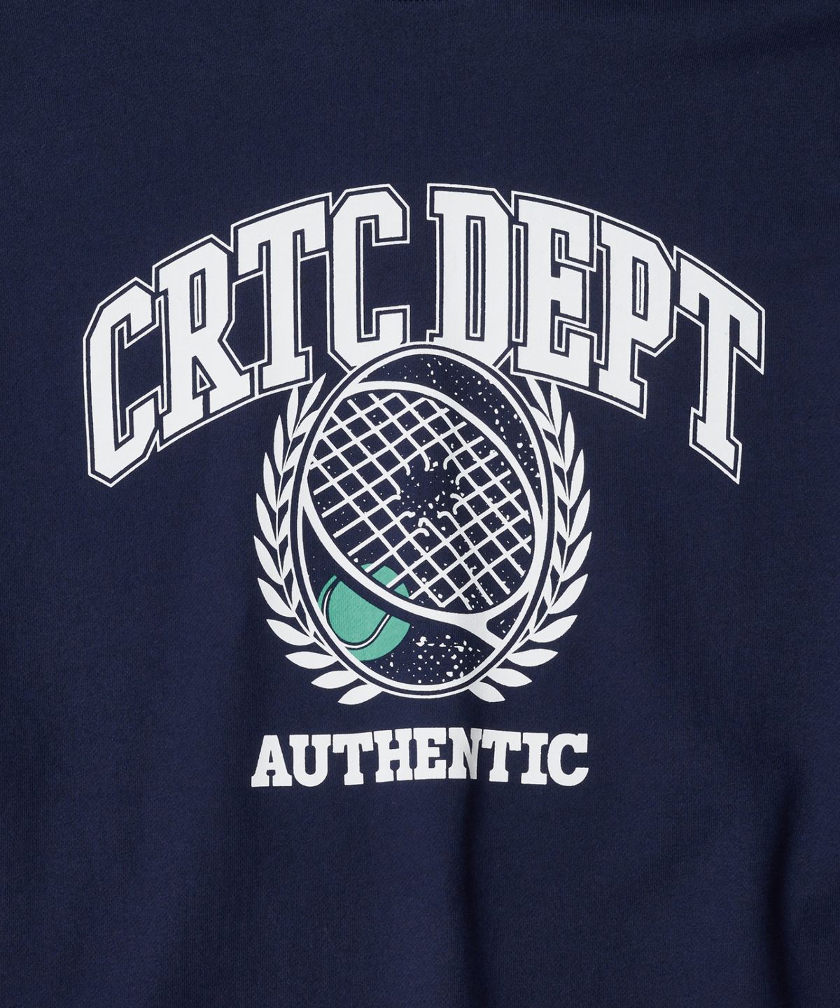 크리틱(CRITIC) Racket Sweatshirt Dark Navy