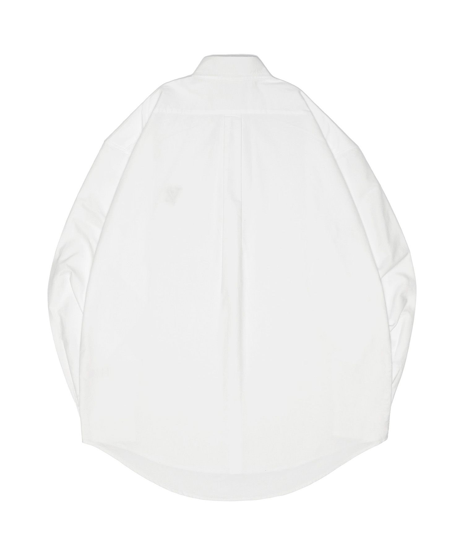 MUSINSA | VARZAR 3D Monogram Overfit Oxford Shirt White