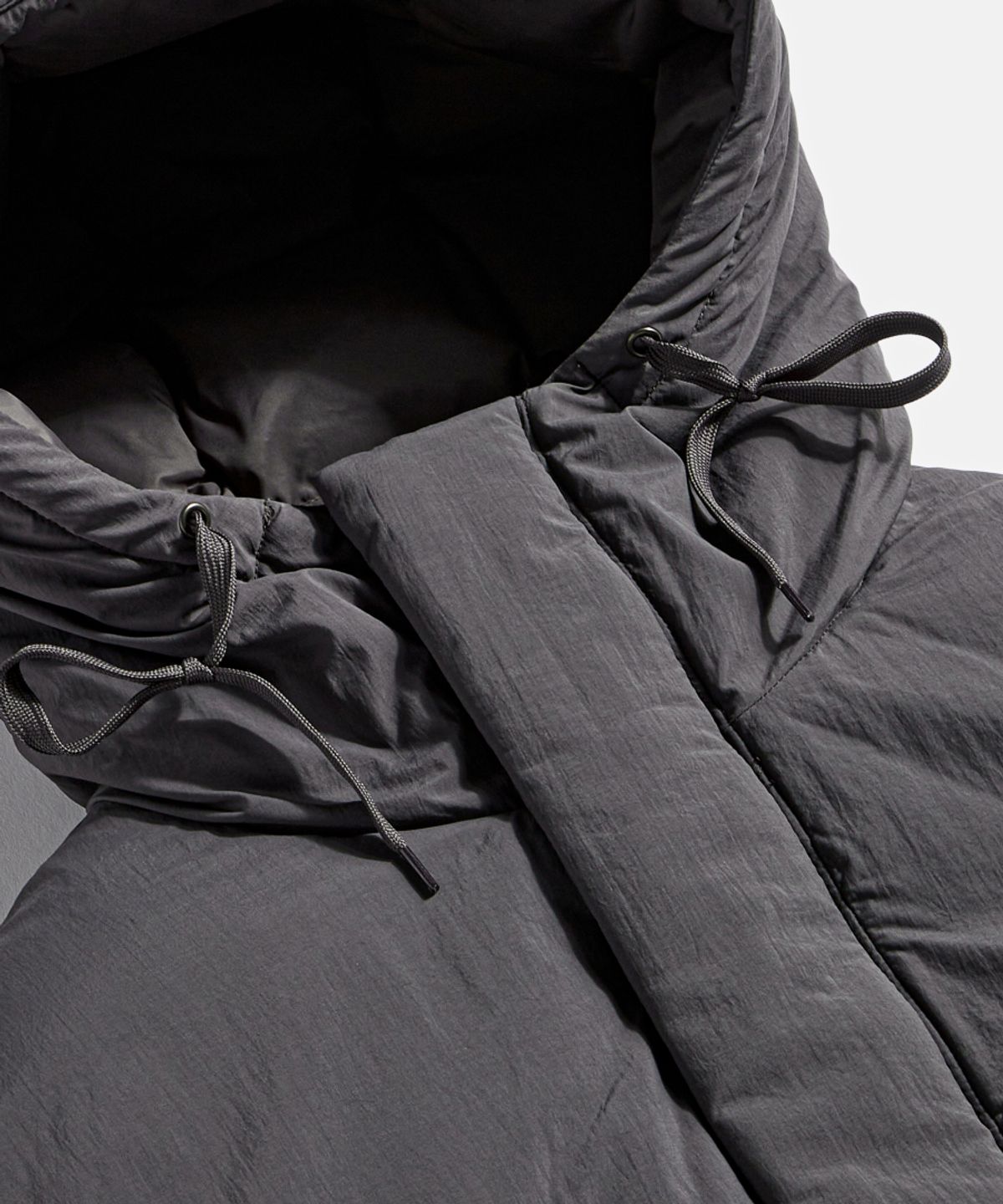에스피오나지(ESPIONAGE) Dyer Hooded Down Parka Fog