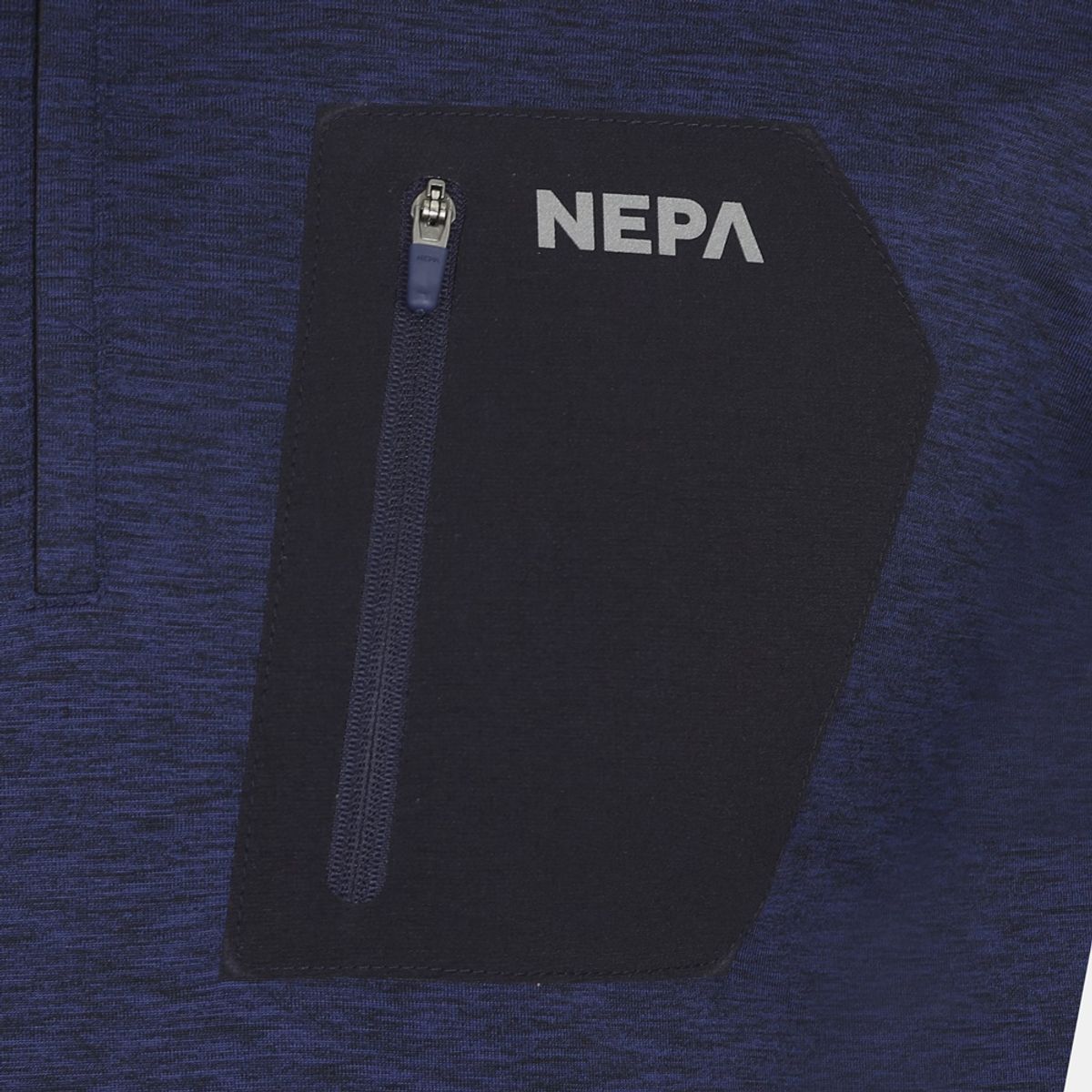 네파(NEPA) 7I55402 남성 까르비코 멜란지 집업 티셔츠