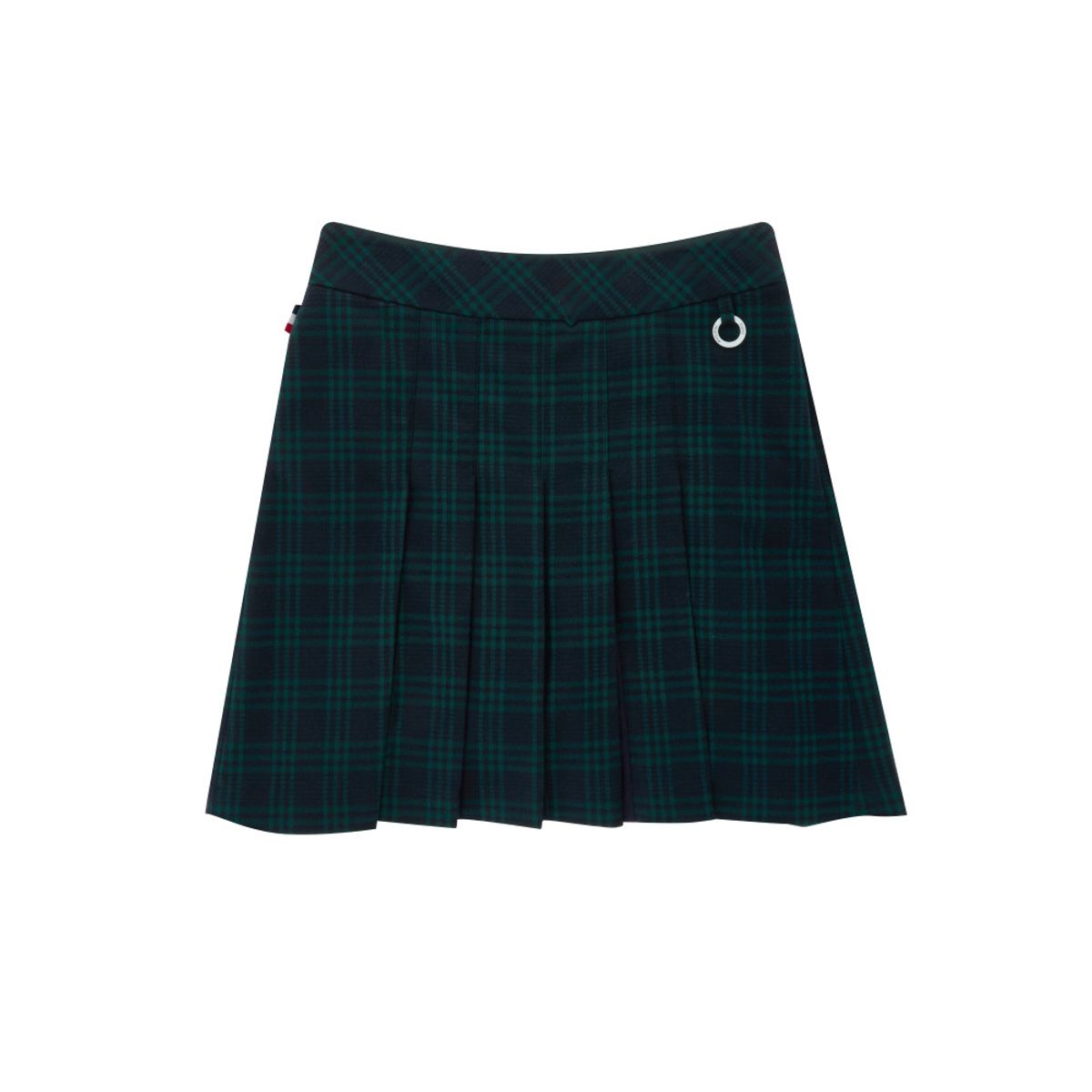 마틴골프(MARTINE GOLF) All Over Check Pleats Skirt_Navy