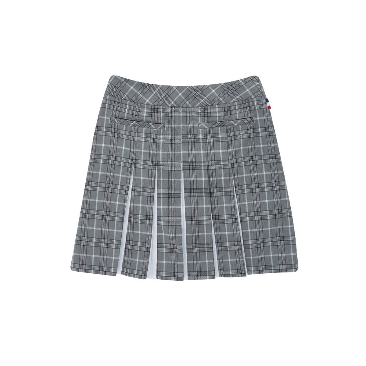 마틴골프(MARTINE GOLF) All Over Check Pleats Skirt_Grey