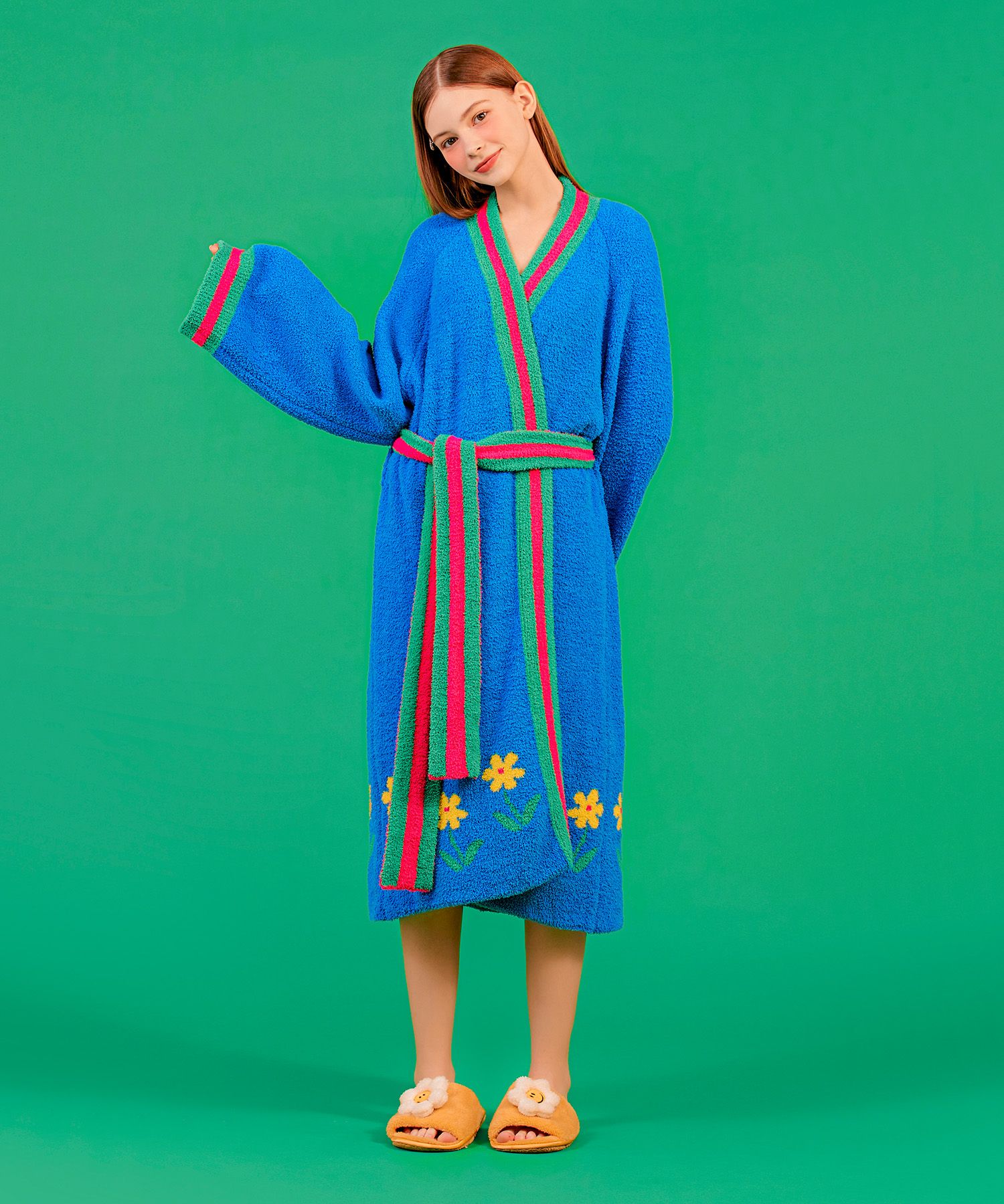 MUSINSA | WIGGLE WIGGLE FASHION Lounge Robe - Dont Panic