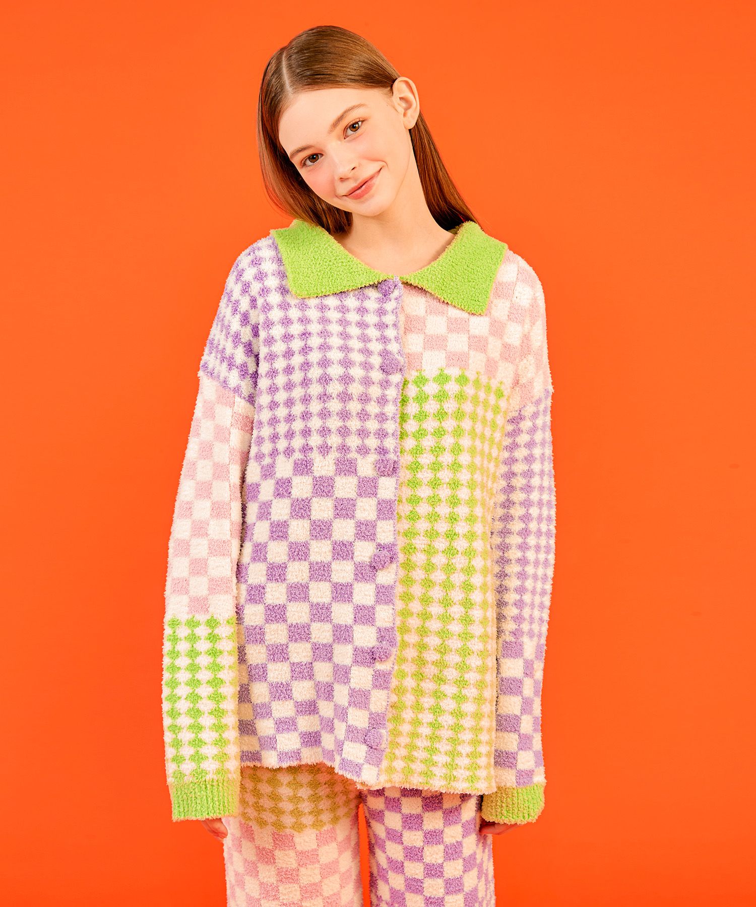【Wiggle Wiggle】Pajama Set Long ver [3Type] Designer fashion, Seoul-fully created | W Concept