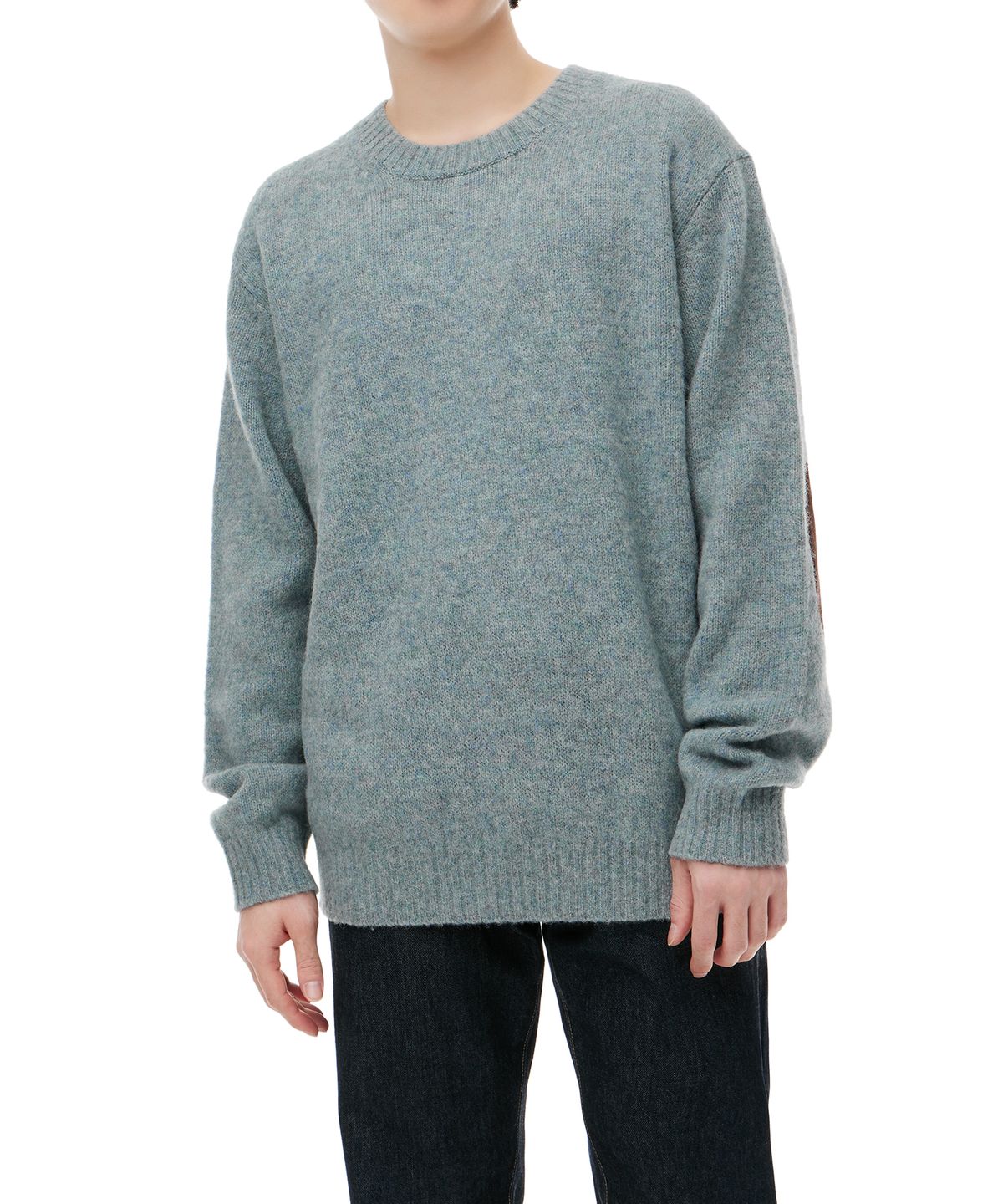 브룩스 브라더스(BROOKS BROTHERS) shetland wool 100% crewneck sweater elbow patch ver 4color