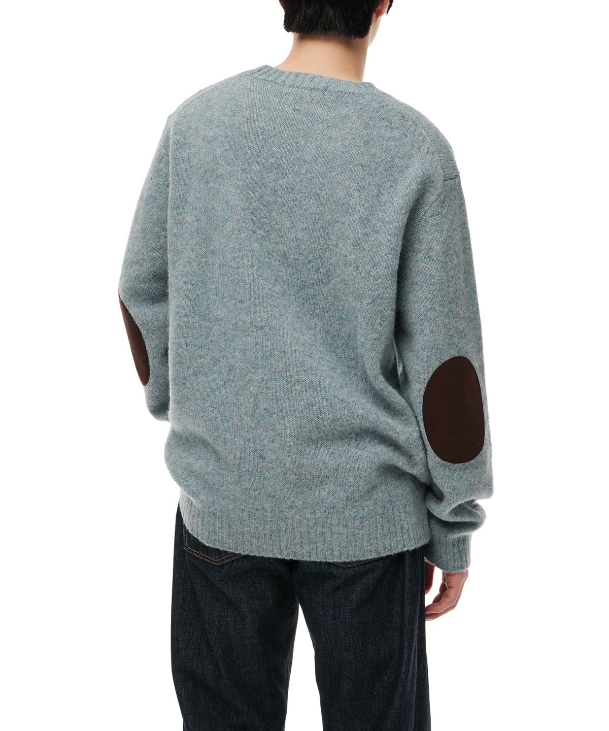 브룩스 브라더스(BROOKS BROTHERS) shetland wool 100% crewneck sweater elbow patch ver 4color
