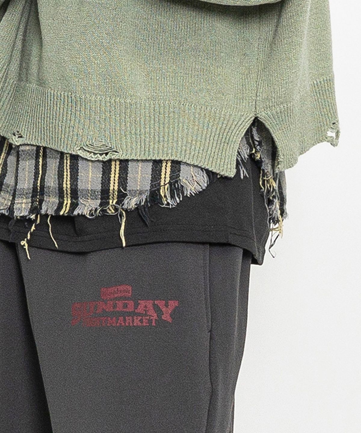 선데이후르츠마켓(SUNDAY FRUIT MARKET) FARM WORKER SWEATER  MINT