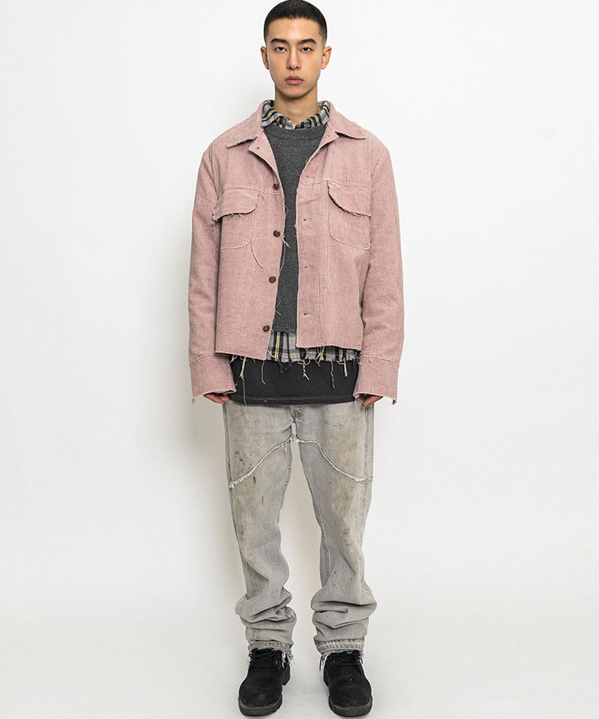 선데이후르츠마켓(SUNDAY FRUIT MARKET) FARM CORDUROY JACKET  CHARCOAL