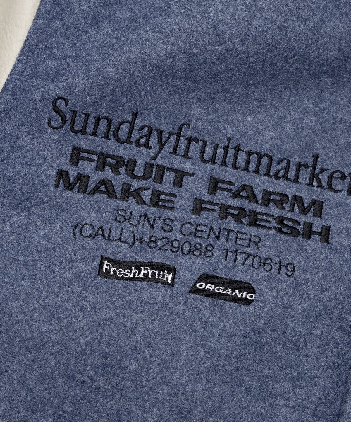 선데이후르츠마켓(SUNDAY FRUIT MARKET) SUNDAY VARSITY JACKET NAVY