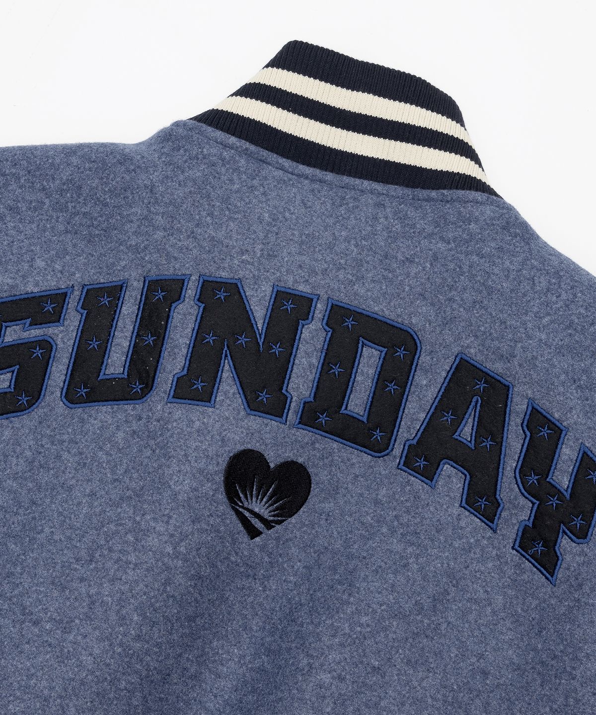 선데이후르츠마켓(SUNDAY FRUIT MARKET) SUNDAY VARSITY JACKET NAVY