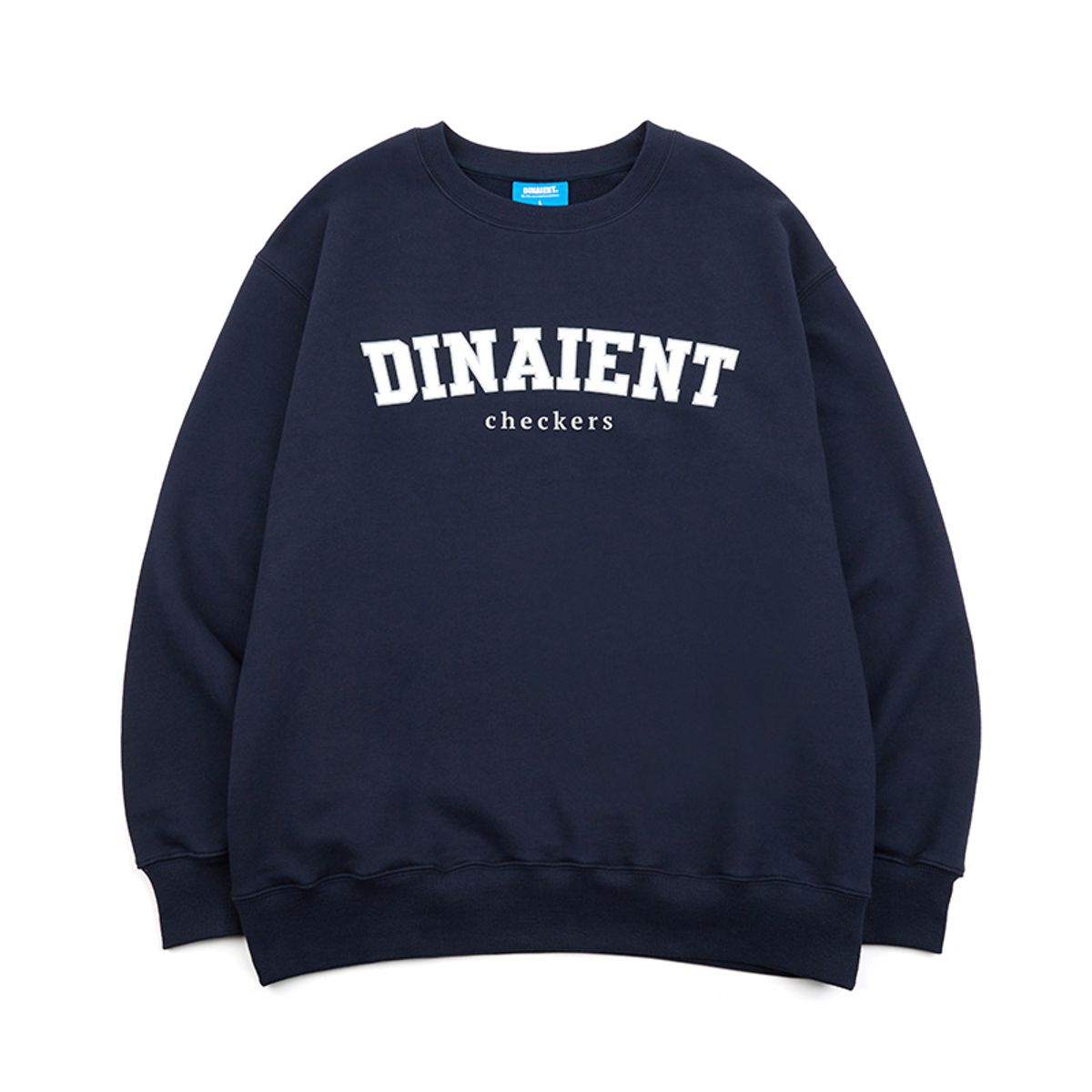 디나이언트(DINAIENT) 로고 맨투맨 네이비