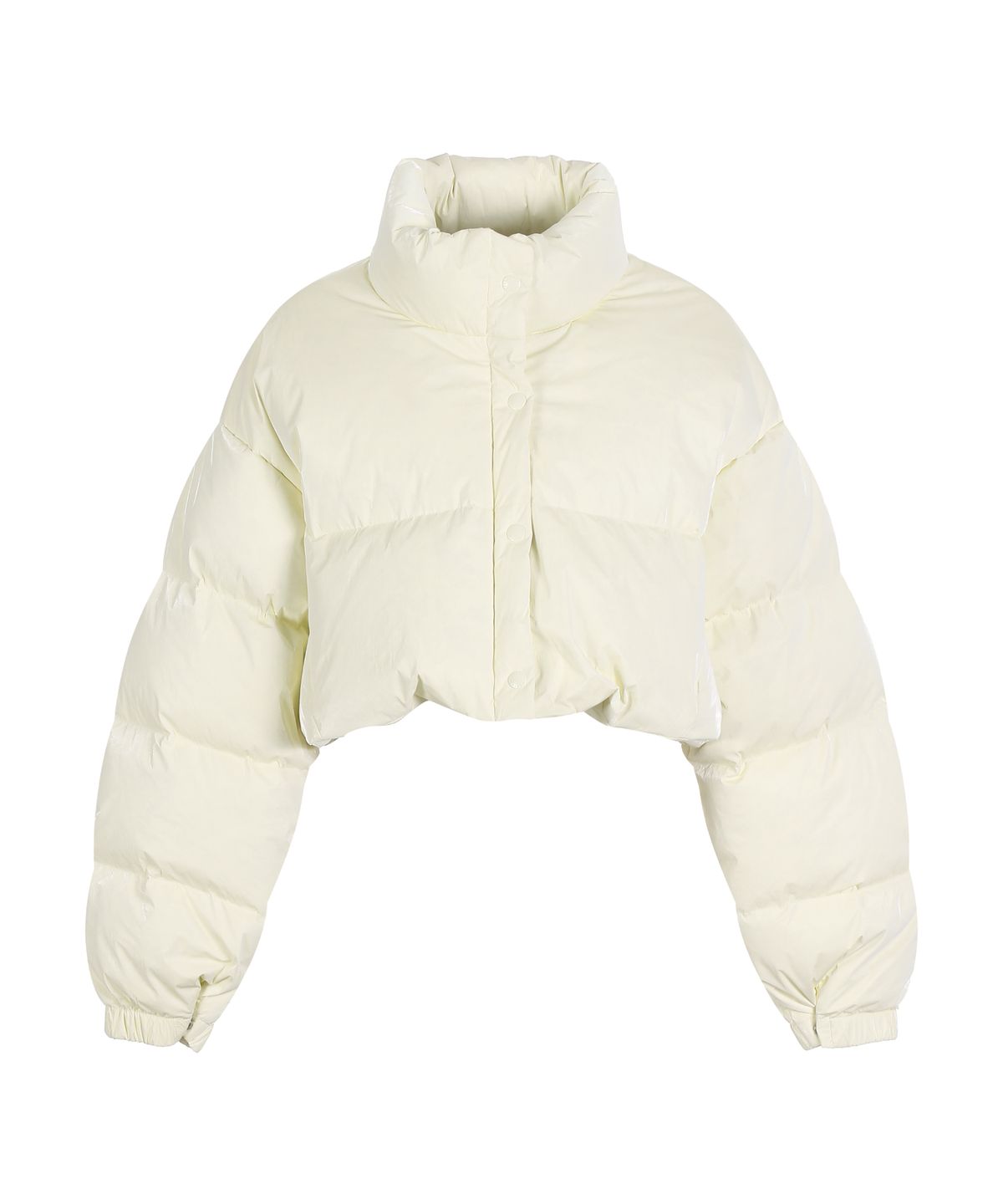 라라폭스(LALAFOX) GLOSSY CROPPED GOOSE DOWN JACKET BN4NK002