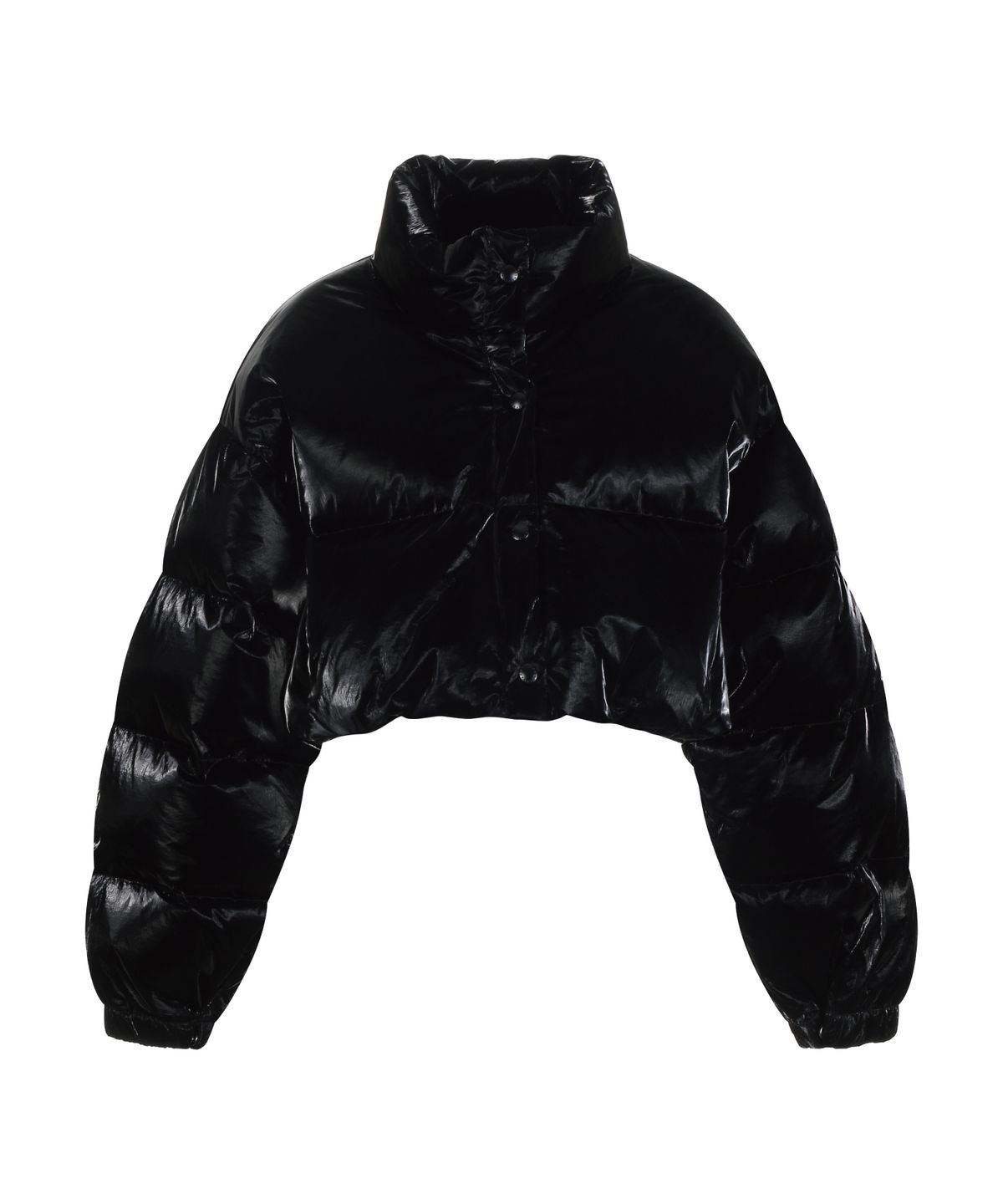 라라폭스(LALAFOX) GLOSSY CROPPED GOOSE DOWN JACKET BN4NK002