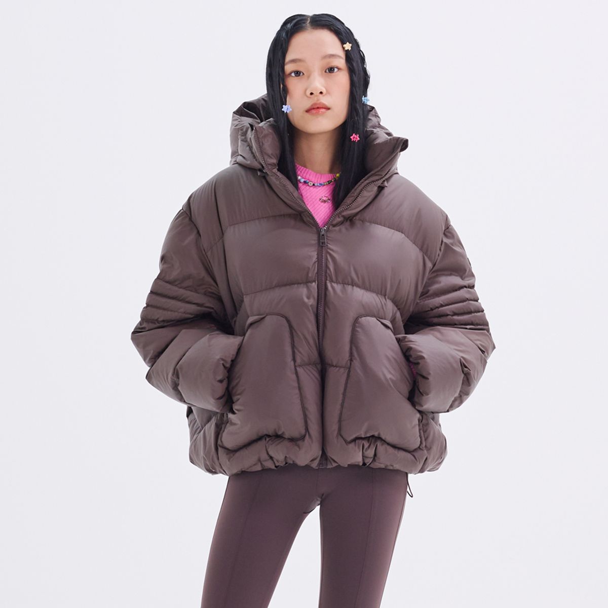 라라폭스(LALAFOX) OVERSIZED GOOSE DOWN JACKET BN4NK001