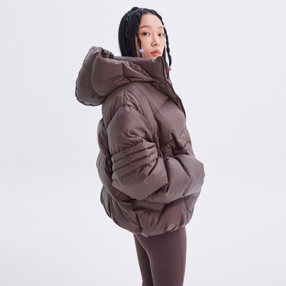 라라폭스(LALAFOX) OVERSIZED GOOSE DOWN JACKET BN4NK001