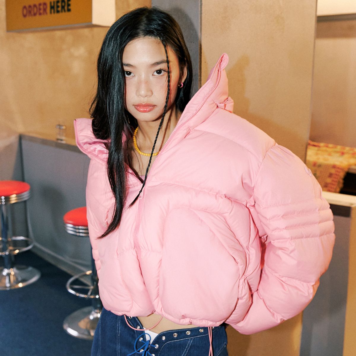 라라폭스(LALAFOX) OVERSIZED GOOSE DOWN JACKET BN4NK001