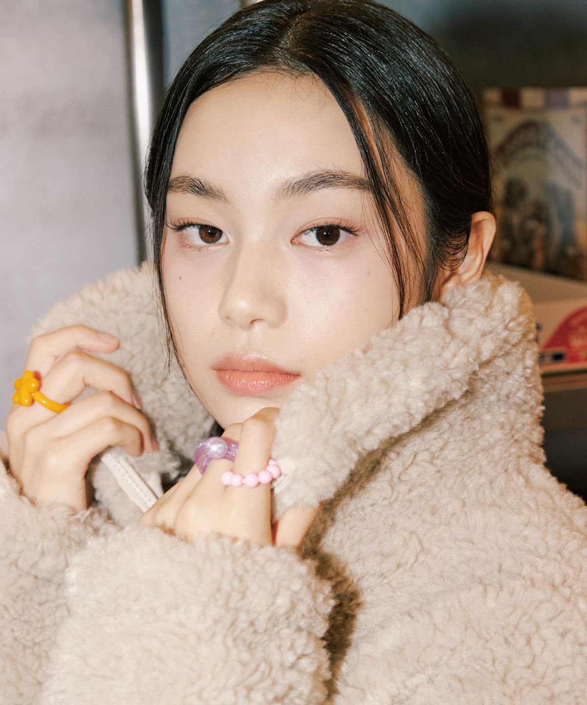 라라폭스(LALAFOX) SHERPA ZIP UP JACKET BN4WJ001