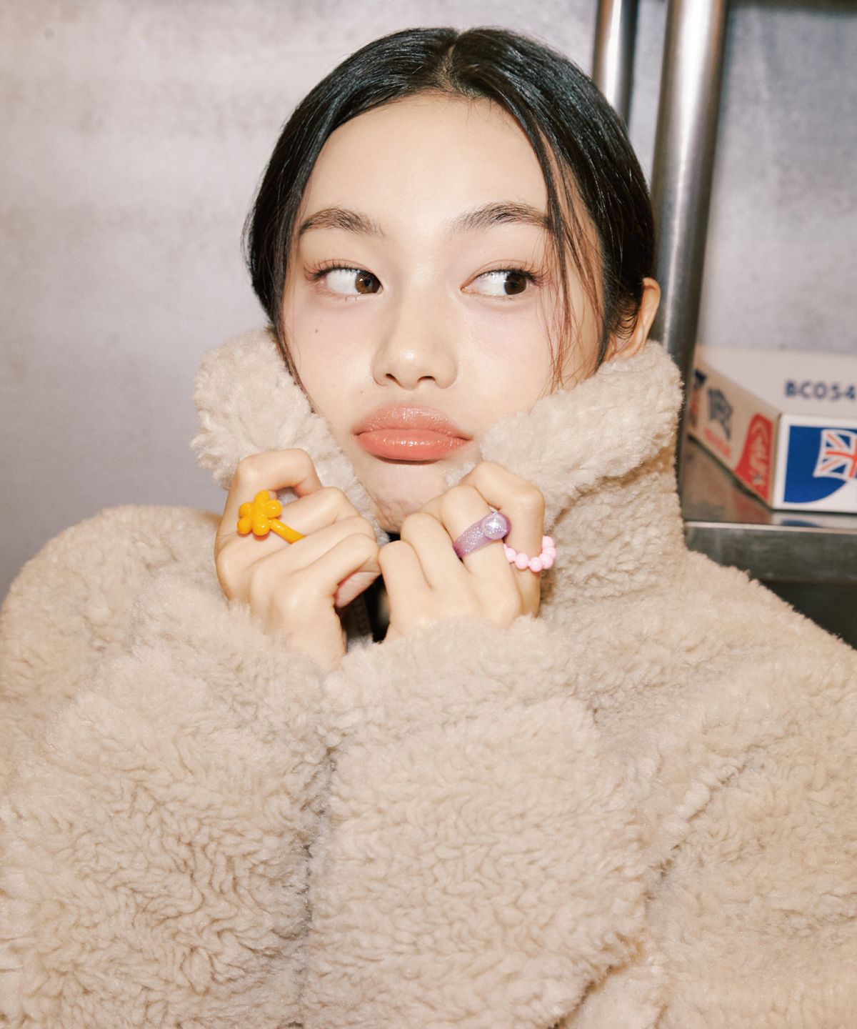라라폭스(LALAFOX) SHERPA ZIP UP JACKET BN4WJ001