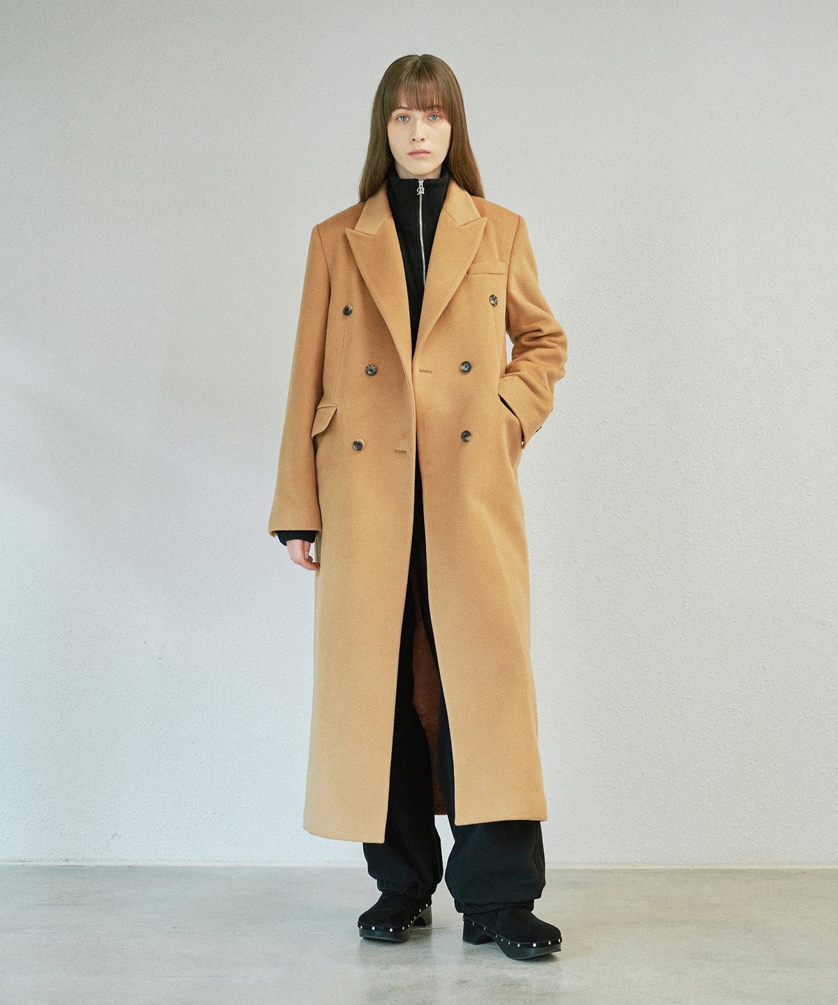 다이애그널(DIAGONAL) DOUBLE TAILORED COAT (camel)