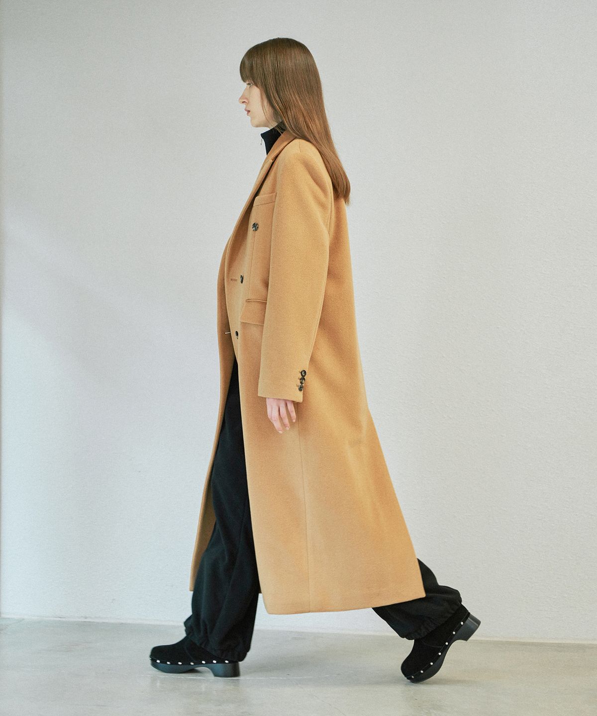 다이애그널(DIAGONAL) DOUBLE TAILORED COAT (camel)