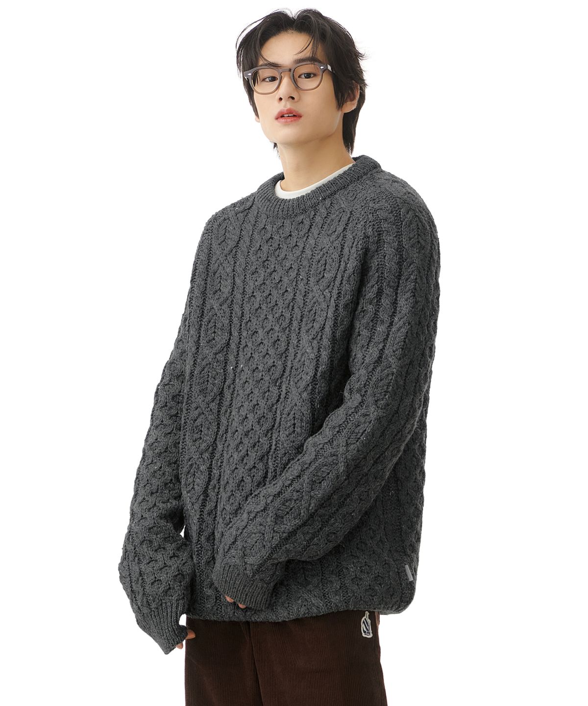 페레그린(PEREGRINE) 허드슨 아란 점퍼 니트 님부스 / WJ 5740