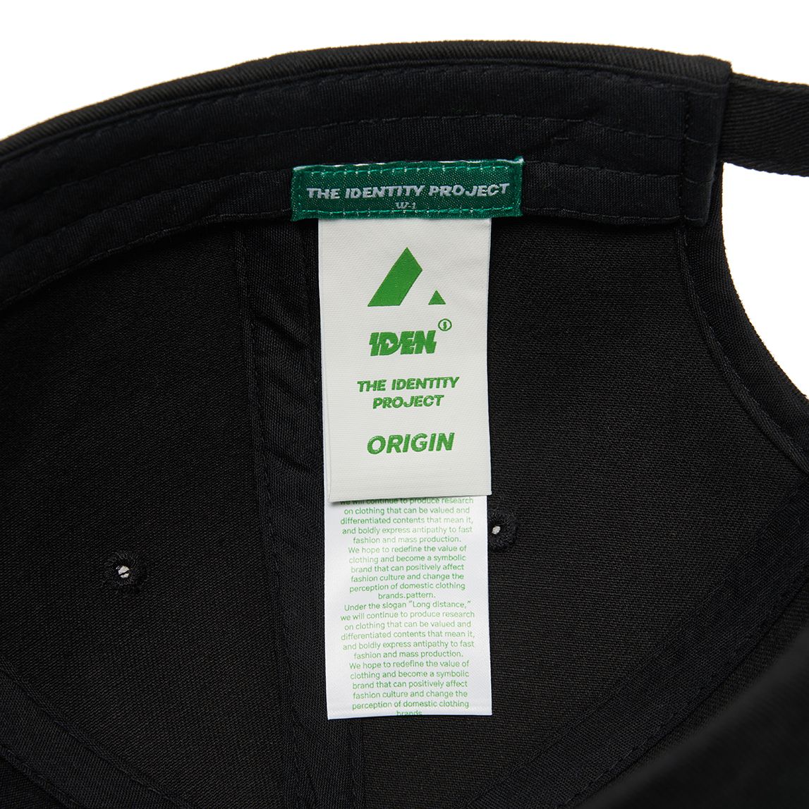 【OPENING PROJECT】25SS Identity Ball Cap MUSINSA | OPENING PROJECT Identity Ball Cap - Black