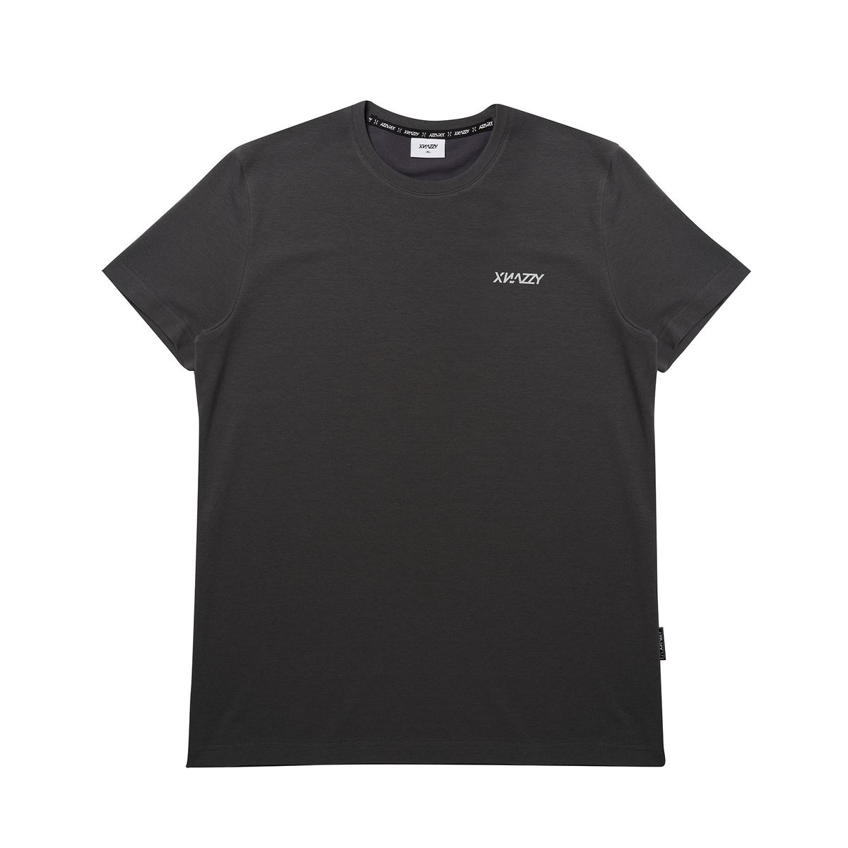 엑스네지(XNAZZY) 오리지널 로고 머슬핏 반팔티셔츠 XN22FWMSTS01 [CHARCOAL]