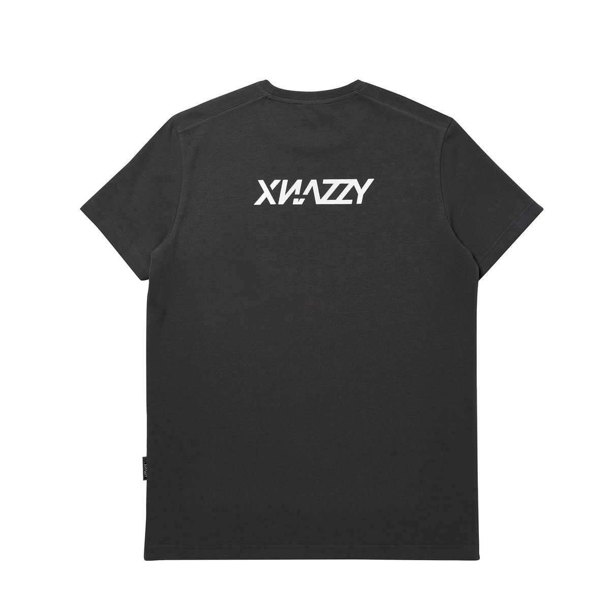 엑스네지(XNAZZY) 오리지널 로고 머슬핏 반팔티셔츠 XN22FWMSTS01 [CHARCOAL]