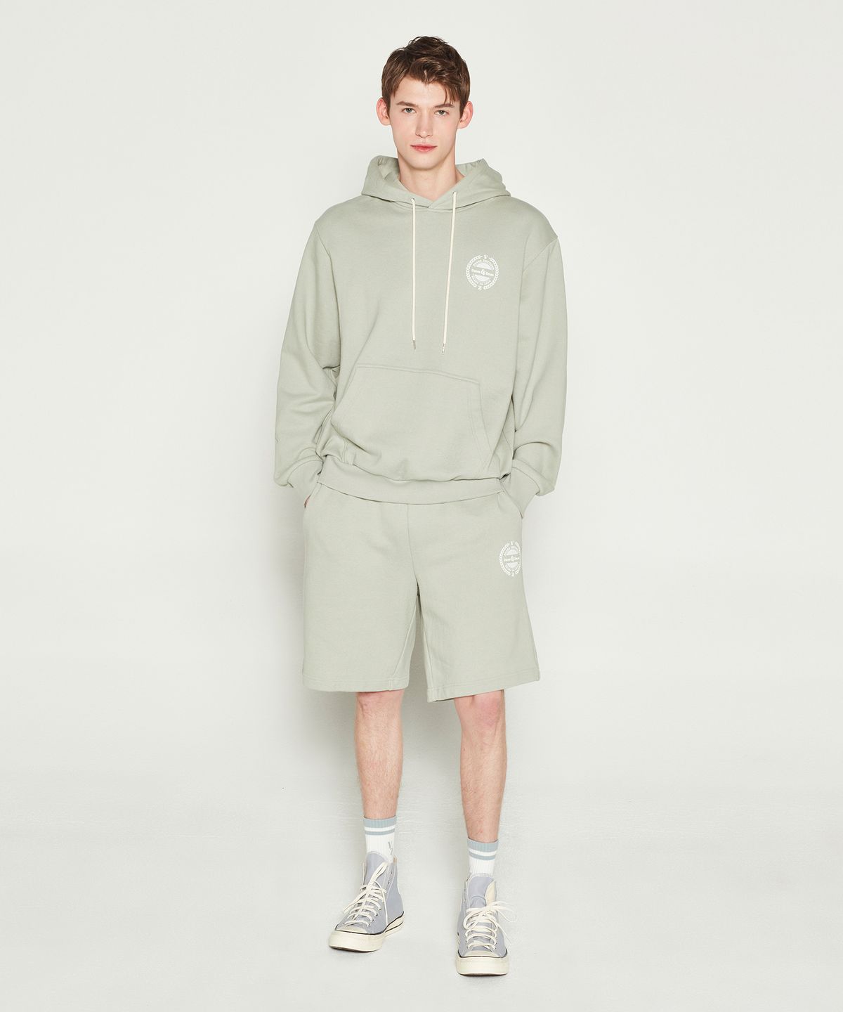 데이브앤데이즈(DAVE&DAZE) BOXY HOODIE (MINT)