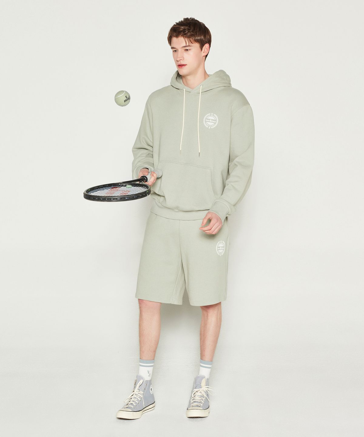 데이브앤데이즈(DAVE&DAZE) BOXY HOODIE (MINT)