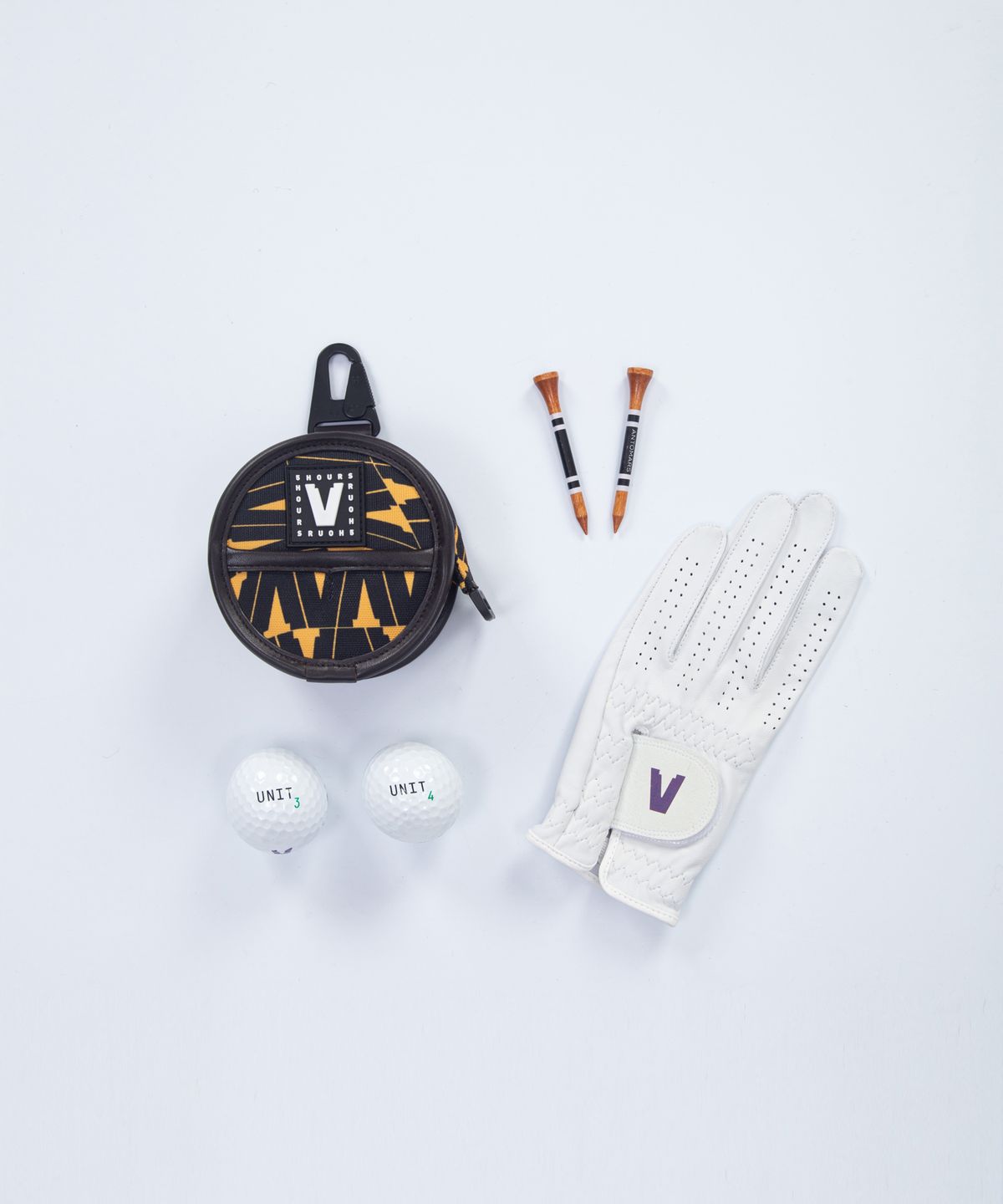 파이브아워스(5HOURS) TWO BALLS BAG YE/BLACK