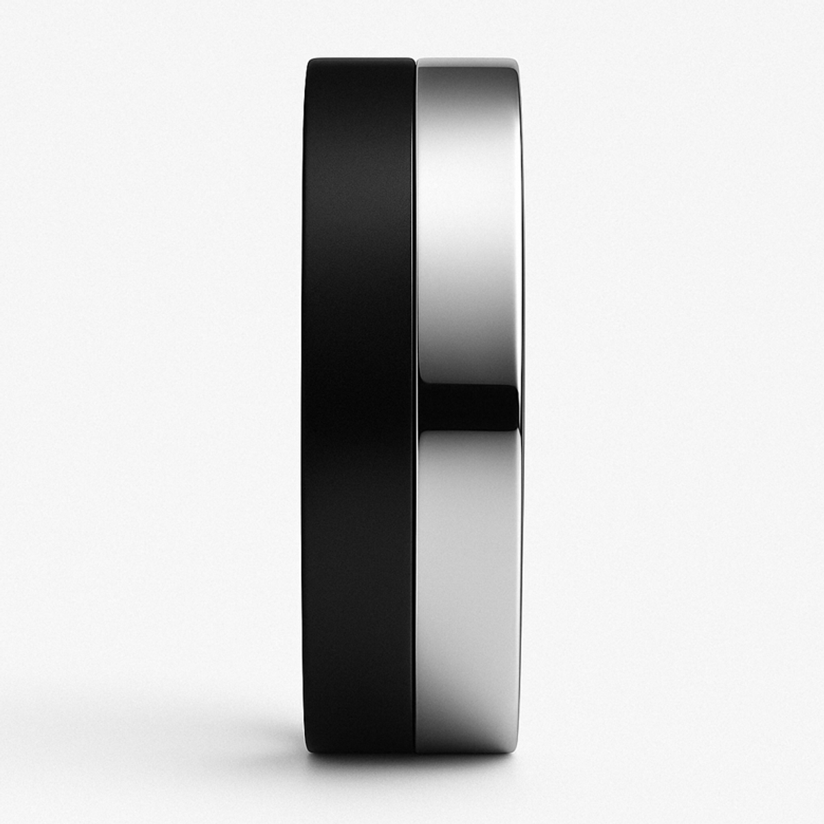 마크-4(MARK-4) EBONY & SILVER RING