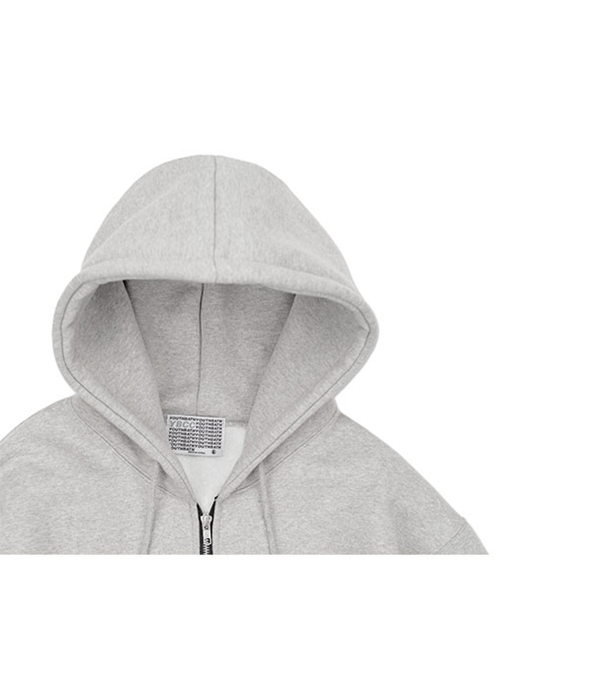 유쓰배쓰(YOUTHBATH) YBCC ZIP-UP HOODIE_GREY