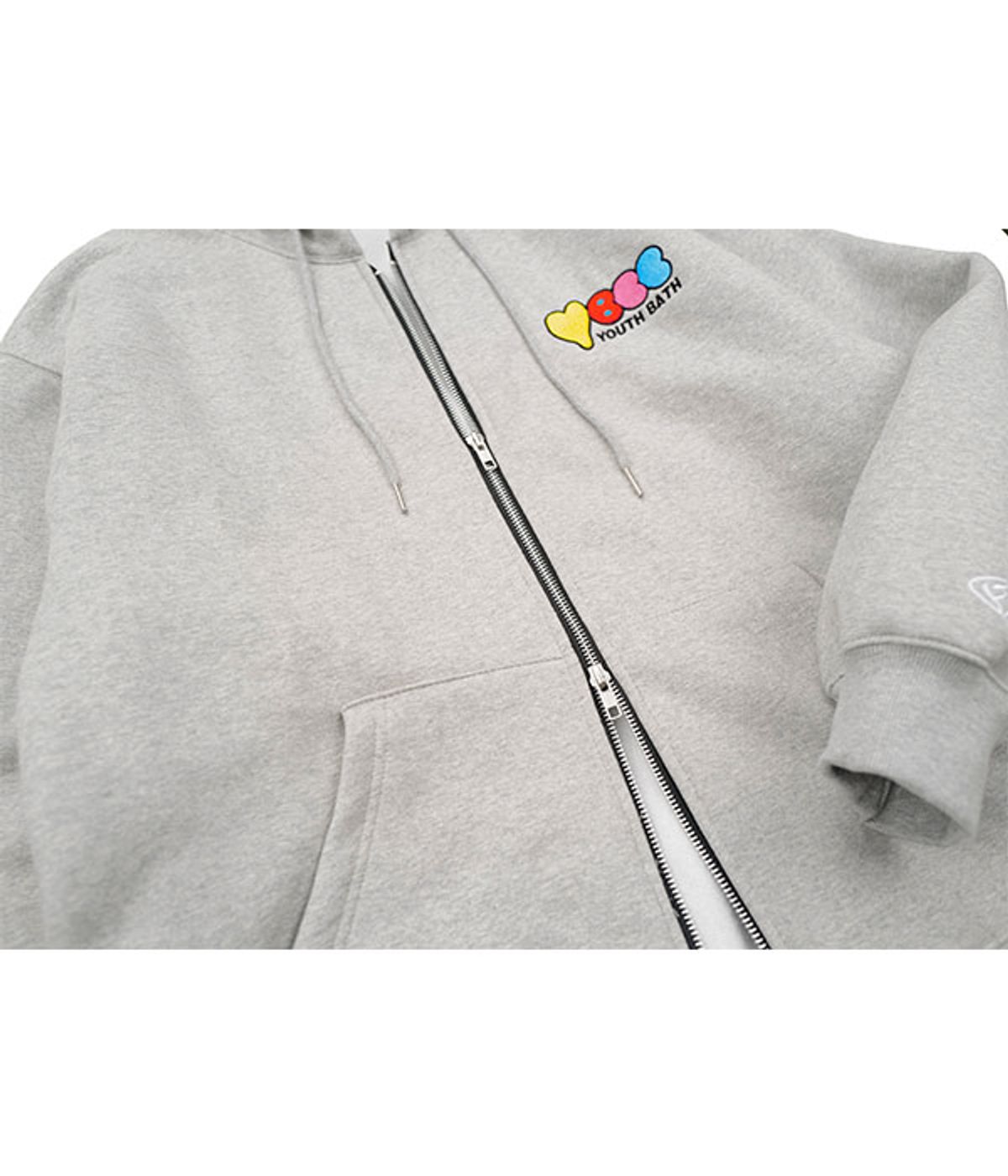 유쓰배쓰(YOUTHBATH) YBCC ZIP-UP HOODIE_GREY