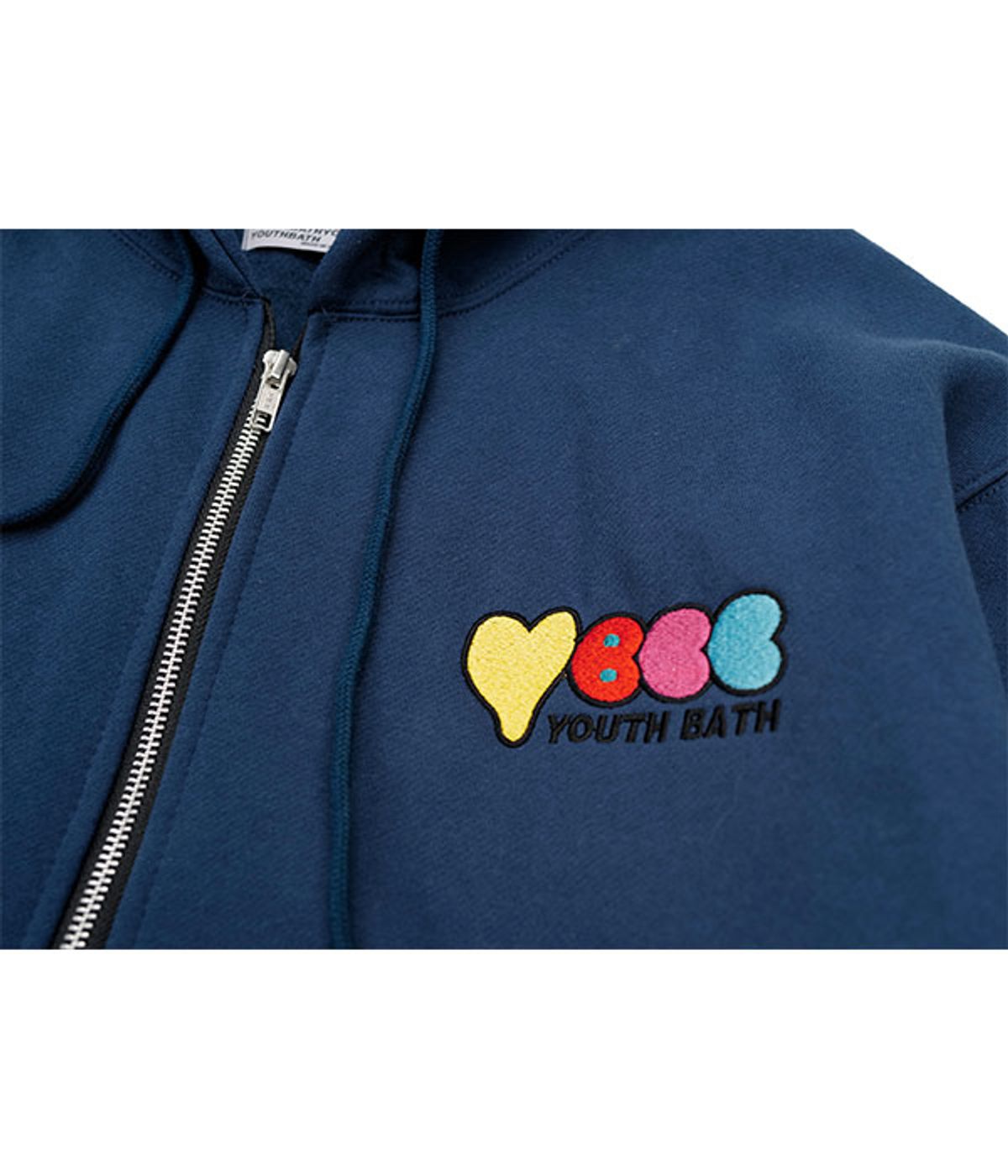 유쓰배쓰(YOUTHBATH) YBCC Zip-up Hoodie_navy